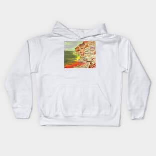 A coastal view of Positano Kids Hoodie